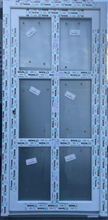 SOFT vchodové plastové dveře HAVAJ, mléčné sklo, 98x200, bílé